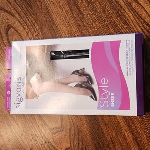 Sigvaris medical compression hosiery black